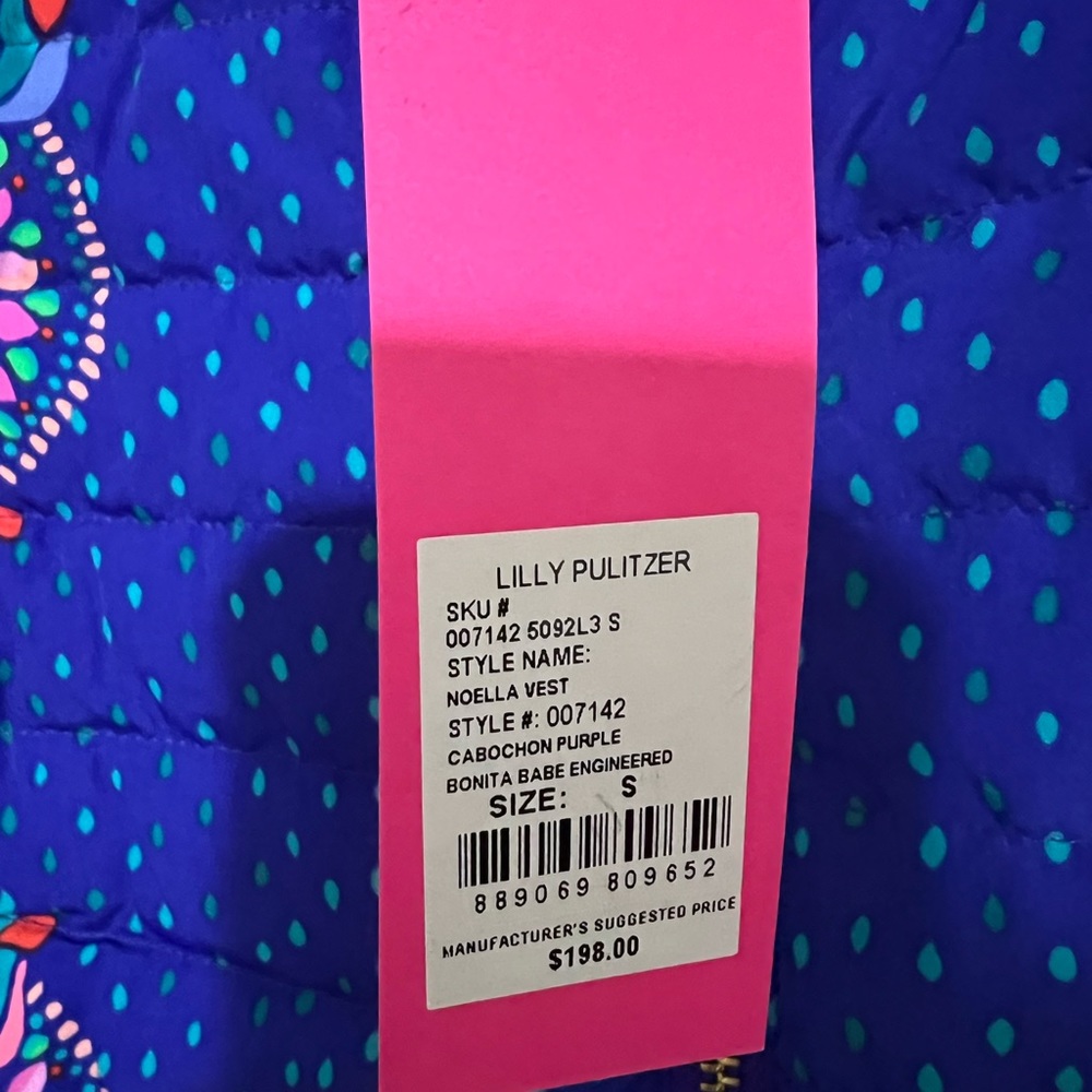 ❌ SOLD ❌ Lilly Pulitzer Noella Vest Size S - Picture 5 of 9